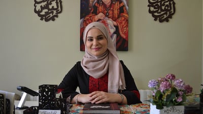 Mai Hammad is the founder of Forty8, a brand that gives the traditional Palestinian thobe new life. Photo by Naomi Zeveloff