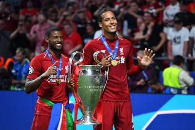 Gini Wijnaldum was a key player in Liverpool's Uefa Champions League title-winning team in 2019. Getty Images