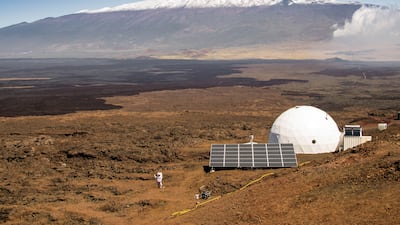 In 2015 six people shut themselves inside a dome at the base of Mauna Loa for a year to simulate life on Mars. AFP