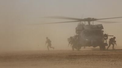 The UAE and Jordan carried out a joint military operation in Abu Dhabi. Courtesy Wam