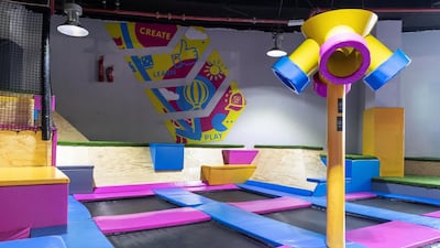 The Junior Jumper area for children who are under 110cm. Antonie Robertson / The National