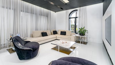 The colour scheme is predominantly black and white.