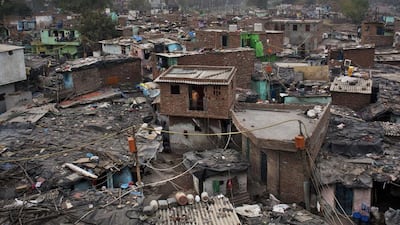 A shanty area in New Delhi. (Bernat Armangue / AP)