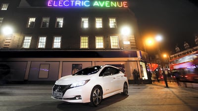 7. Nissan Leaf: 55,700 units sold in 2020. Getty Images