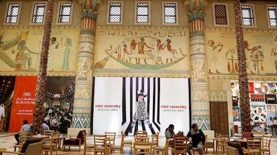 The Egypt court in Ibn Battuta Mall in Dubai. Pawan Singh / The National