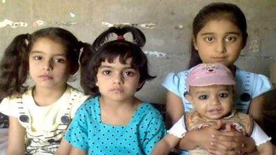 Hira (far right), pictured with her siblings, made a teary appeal recently, urging Pakistanis to help raise funds to free her father, MV Albedo’s chief officer Mujtaba, along with other hostages.