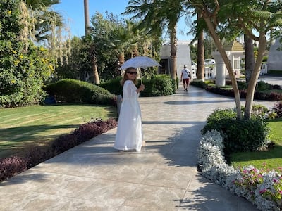 Nasrin Rooshan is allowed to call her family five days a week.