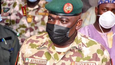 Nigeria's top-ranking army commander General Ibrahim Attahiru was killed in a plane crash on May 21, 2021. AFP