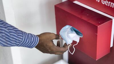 And fresh masks are available at entrances