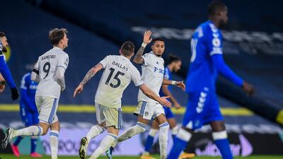 Raphinha, 8 - Far and away the best creative outlet for Bielsa’s men and was able to get his much-deserved reward for that with a well-placed finish. AP