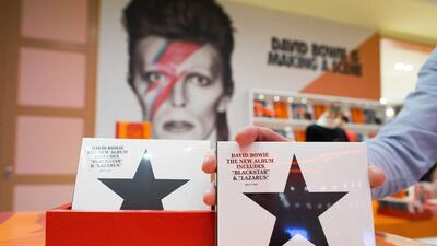 This year, David Bowie’s Blackstar was released on short notice. EPA