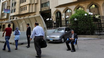The IMF said Egypt's headline inflation peaked in July and has been declining since then, "supported by the Central Bank of Egypt’s (pictured) prudent monetary policy stance". Amr Abdallah Dalsh / Reuters