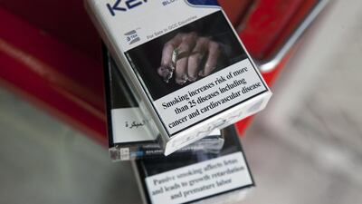 The UAE bans tobacco advertisements, promotion and sponsorship as requested by the WHO. Silvia Razgova / The National