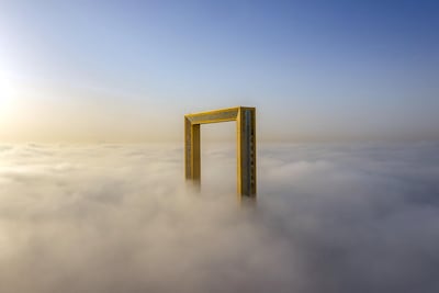 Bachir Moukarzel's winning photo of The Dubai Frame. Courtesy Bachir Moukarzel