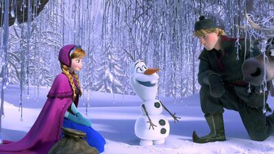 A scene from Frozen. Courtesy Disney / AP Photo
