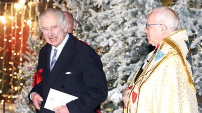King Charles with Dean Hoyle. Reuters