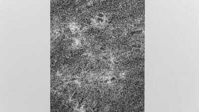 Lempert's photograph of sand collected from a beach in Italy