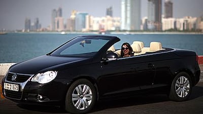 Jenna Gunning, a corporate development manager based in Abu Dhabi, compares the looks of her Volkswagen Eos convertible to a smooth pebble.