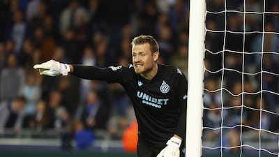 Simon Mignolet earns £71,000 a week at Bruges. EPA