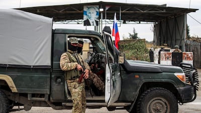 Russian presence has been sharply scaled back from Syria's Hmeimim airbase in Latakia province since December. AFP