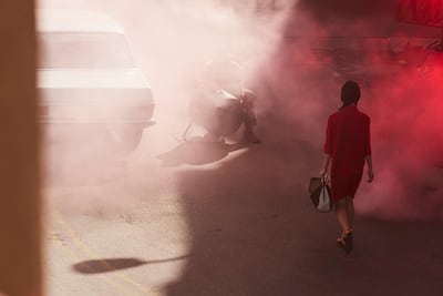 A behind the scenes look at the filming of Bottega Veneta's new campaign. Courtesy Bottega Veneta