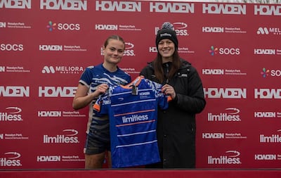 Grace White scored four tries in that fixture, and was named the player of the tournament. Photo: JESS