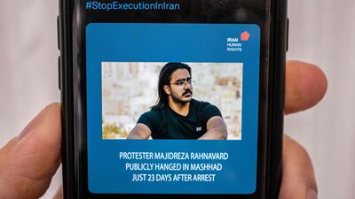 Majidreza Rahnavard, who was accused of killing two security officers and trying to flee the country, is believed to have been executed in Iran. AFP