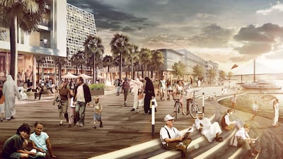 Artist's impression of Hudayriat Island development. Courtesy Abu Dhabi Urban Planning Council