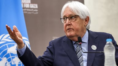Martin Griffiths is a former senior UN humanitarian aid official. AFP