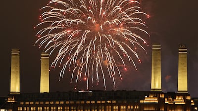 Fireworks, to mark bonfire night and the anniversary of the Guy Fawkes gunpowder plot of 1605 to blow up the Houses of Parliament, explode behind Battersea Power Station in London. Reuters