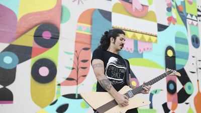 Lebanese musician Jay Wud. Sarah Dea / The National