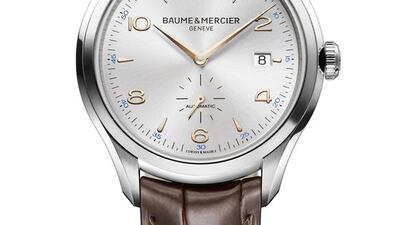 Baume & Mercier Clifton 10054 watch for men. Courtesy Baume & Mercier