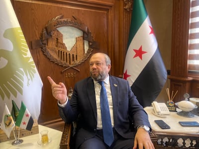 Mohammed Al Kar, director of the Aleppo Chamber of Commerce. Lizzie Porter / The National