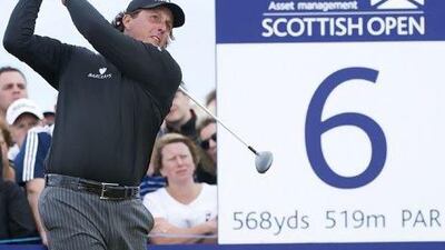 Phil Mickelson started slow but heated up quick to win the Scottish Open, his first victory in Europe in 19 years. Up next: The British Open at Muirfield.