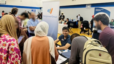 Esmat Gulistani supports refugee and immigrant employment in the US capital region. Photo: Esmat Gulistani