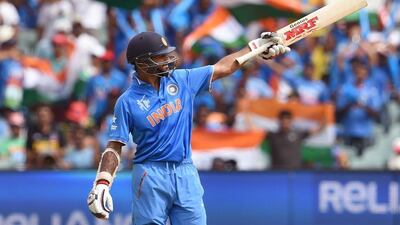 Shikhar Dhawan has grown accustomed to the Australian playing conditions having spent a long time down under. William West / AFP