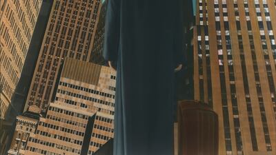 'The Visitor' a self-portrait by Nabil, 2021. Photo: The Third Line / Youssef Nabil