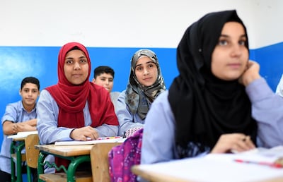 Non-Lebanese children face discrimination when they register for schools in the country Getty