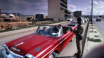 A street in Beirut in the early 1980s. Francoise De Mulder / Roger Viollet / Getty Images