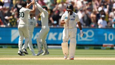 Rohit Sharma failed once again with the bat. Getty Images