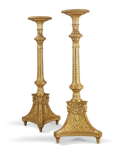 Thomas Chippendale's Brocket Hall Torcheres. Courtesy Christie's Images Limited