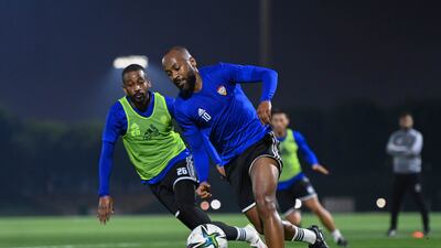 Ismail Matar during training.
