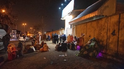 The earthquake forced residents to leave their homes on a night when the temperature was down to freezing. Reuters