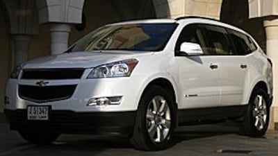 The Chevrolet Traverse looks good from the front and from the side; just don't go around the back.