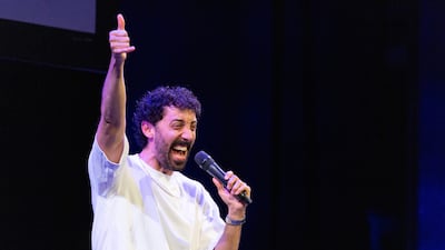Morgan Jay performed at Etihad Arena to kick off Abu Dhabi Comedy Season. Getty Images