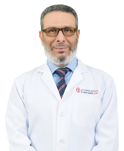 Dr Rami Sukhon, specialist in family medicine at Al Zahra Hospital, Dubai. Al Zahra Hospital
