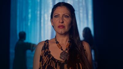 Afef Ben Mahmoud writes, directs and stars in Backstage, which follows a dance group during an ill-fated tour in Morocco. Photo: Lycia Productions