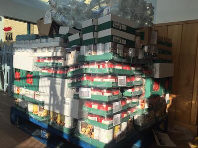 Businesses donated food to those in need during Covid. Photo: Intouch Foundation