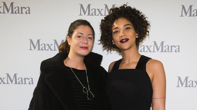 Alexandra Shipp and Maria Giulia Prezioso Maramotti at WIF
