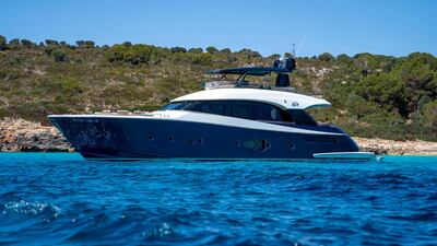 Beethoven is in mint condition, with low engine hours. Courtesy Camper & Nicholsons